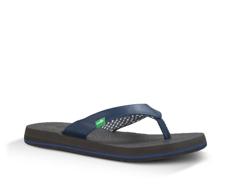 Sanuk Yoga Mat Women's Sandals Navy | Canada 46LIS